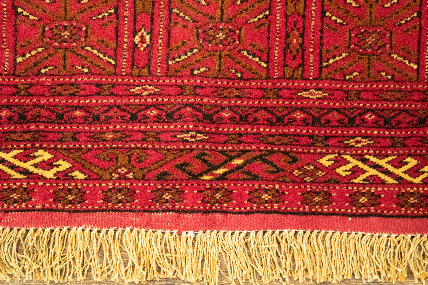 Red Turkmen Carpet